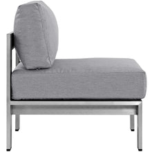 Load image into Gallery viewer, Shore Armless Outdoor Patio Aluminum Chair by Modway
