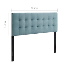 Load image into Gallery viewer, Lily Biscuit Tufted Performance Velvet Queen Headboard by Modway
