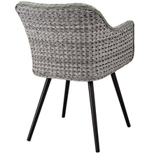 Load image into Gallery viewer, Endeavor Outdoor Patio Wicker Rattan Dining Armchair by Modway
