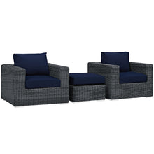 Load image into Gallery viewer, Summon 3 Piece Outdoor Patio Sunbrella¨ Sectional Set by Modway
