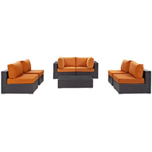 Load image into Gallery viewer, Convene 7 Piece Outdoor Patio Sectional Set by Modway
