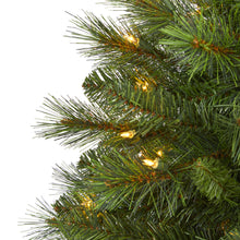 Load image into Gallery viewer, 4&#39; West Virginia Mountain Pine Artificial Christmas Tree w/ 100 Clear Lights
