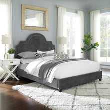 Load image into Gallery viewer, Primrose Performance Velvet Queen Platform Bed by Modway
