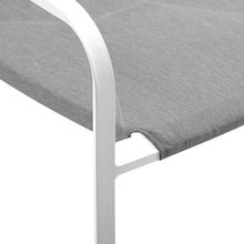 Load image into Gallery viewer, Raleigh Stackable Outdoor Patio Aluminum Dining Armchair by Modway
