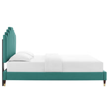 Load image into Gallery viewer, Elise Performance Velvet Full Platform Bed by Modway
