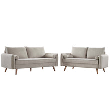 Load image into Gallery viewer, Revive Upholstered Fabric Sofa and Loveseat Set by Modway
