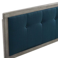 Load image into Gallery viewer, Draper Tufted Fabric and Wood Queen Headboard by Modway
