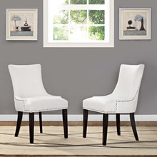 Load image into Gallery viewer, Marquis Faux Leather Dining Chair Set of 2 by Modway
