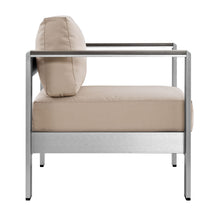 Load image into Gallery viewer, Shore Outdoor Patio Aluminum Armchair by Modway
