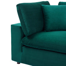 Load image into Gallery viewer, Commix Down Filled Overstuffed Performance Velvet Corner Chair by Modway
