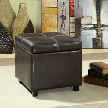 Load image into Gallery viewer, Treasure Upholstered Vinyl Ottoman by Modway
