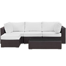 Load image into Gallery viewer, Convene 5 Piece Outdoor Patio Sectional Set by Modway
