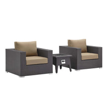 Load image into Gallery viewer, Convene 3 Piece Set Outdoor Patio with Fire Pit by Modway
