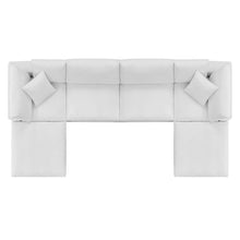 Load image into Gallery viewer, Commix 6-Piece Down Filled Overstuffed Performance Velvet Sectional Sofa by Modway
