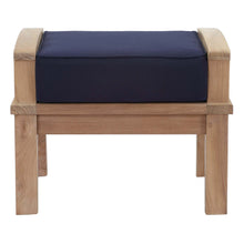 Load image into Gallery viewer, Marina Outdoor Patio Teak Ottoman by Modway
