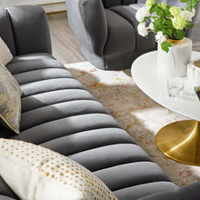 Load image into Gallery viewer, Entertain Vertical Channel Tufted Performance Velvet Sofa by Modway
