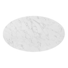 Load image into Gallery viewer, Tupelo 48&quot; Oval Artificial Marble Dining Table by Modway
