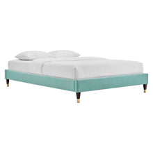 Load image into Gallery viewer, Harlow Performance Velvet Full Platform Bed Frame by Modway
