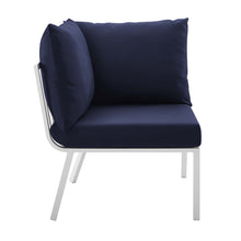 Load image into Gallery viewer, Riverside Outdoor Patio Aluminum Corner Chair by Modway
