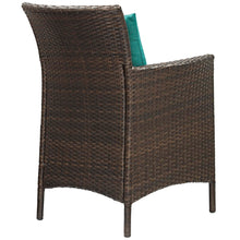 Load image into Gallery viewer, Conduit Outdoor Patio Wicker Rattan Dining Armchair by Modway
