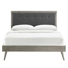 Load image into Gallery viewer, Willow Wood Queen Platform Bed With Splayed Legs by Modway
