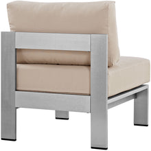 Load image into Gallery viewer, Shore Armless Outdoor Patio Aluminum Chair by Modway
