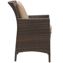 Load image into Gallery viewer, Conduit Outdoor Patio Wicker Rattan Dining Armchair by Modway
