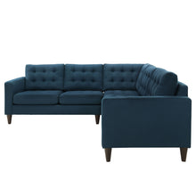 Load image into Gallery viewer, Empress 3 Piece Upholstered Fabric Sectional Sofa Set by Modway
