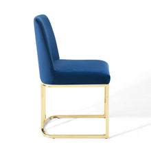 Load image into Gallery viewer, Amplify Sled Base Performance Velvet Dining Chairs Set of 2 by Modway
