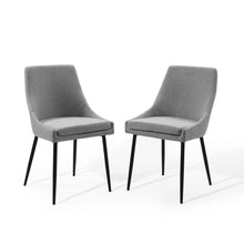 Load image into Gallery viewer, Viscount Upholstered Fabric Dining Chairs Set of 2 by Modway
