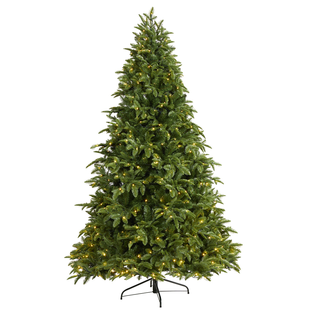 7.5' Wyoming Fir Artificial Christmas Tree w/ 500 Clear LED Lights