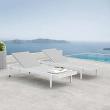 Load image into Gallery viewer, Charleston Outdoor Patio Aluminum Chaise Lounge Chair Set of 2 by Modway

