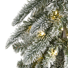 Load image into Gallery viewer, 4.5&#39; Flocked Washington Alpine Christmas Artificial Tree
