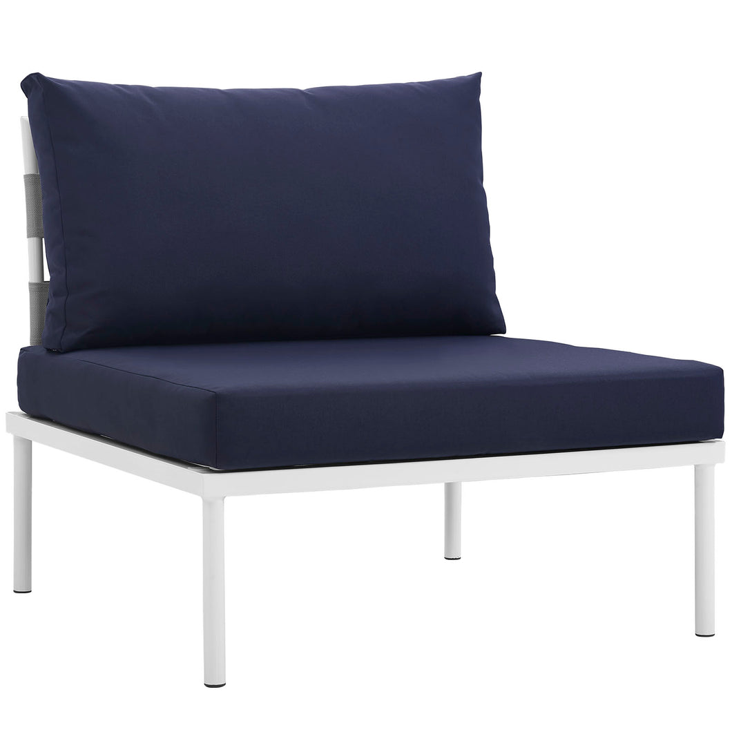 Harmony Armless Outdoor Patio Aluminum Chair by Modway