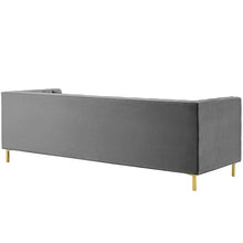 Load image into Gallery viewer, Delight Tufted Button Performance Velvet Sofa by Modway
