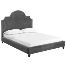 Load image into Gallery viewer, Primrose Performance Velvet Queen Platform Bed by Modway
