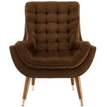 Load image into Gallery viewer, Suggest Button Tufted Performance Velvet Lounge Chair by Modway
