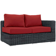 Load image into Gallery viewer, Summon Outdoor Patio Sunbrella¨ Right Arm Loveseat by Modway
