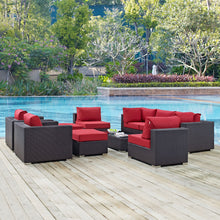 Load image into Gallery viewer, Convene 10 Piece Outdoor Patio Sectional Set by Modway
