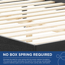 Load image into Gallery viewer, Kelsea Cane and Wood King Platform Bed With Splayed Legs by Modway
