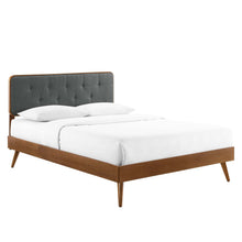 Load image into Gallery viewer, Bridgette Wood Twin Platform Bed With Splayed Legs by Modway
