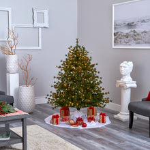 Load image into Gallery viewer, 5&#39; Colorado Mountain Pine Artificial Christmas Tree w/ 250 Clear Lights
