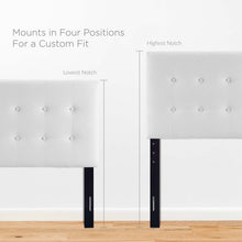 Load image into Gallery viewer, Emily Biscuit Tufted Performance Velvet Twin Headboard by Modway
