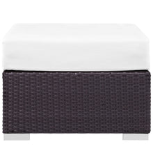 Load image into Gallery viewer, Convene Outdoor Patio Fabric Square Ottoman by Modway
