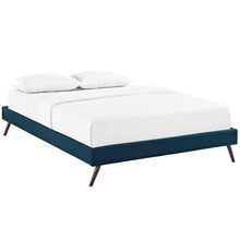 Load image into Gallery viewer, Loryn Fabric Queen Bed Frame with Round Splayed Legs by Modway
