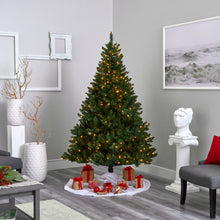 Load image into Gallery viewer, 7&#39; Northern Rocky Spruce Artificial Christmas Tree w/ 400 Clear Lights
