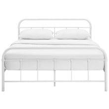 Load image into Gallery viewer, Maisie Stainless Steel Queen Bed Frame by Modway
