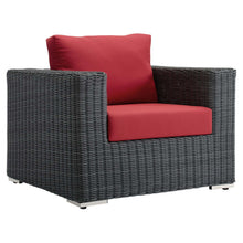 Load image into Gallery viewer, Summon Outdoor Patio Fabric Sunbrella¨ Armchair by Modway
