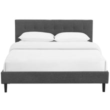Load image into Gallery viewer, Linnea Fabric Queen Bed by Modway
