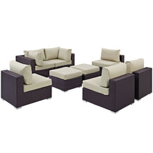 Load image into Gallery viewer, Convene 8 Piece Outdoor Patio Sectional Set by Modway
